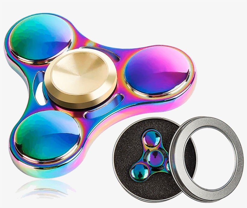 Metal Shiny Fidget Spinner, transparent png