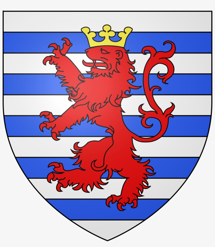 Coat Of Arms - Luxembourg Crest, transparent png