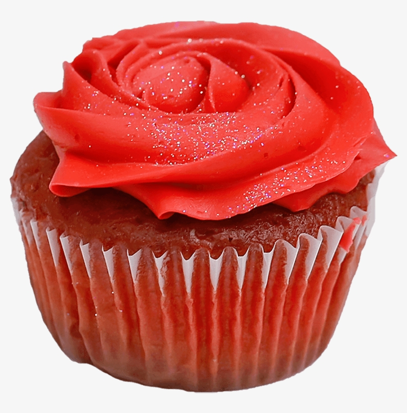 Mini Rosette Style Cupcake - Cupcake, transparent png