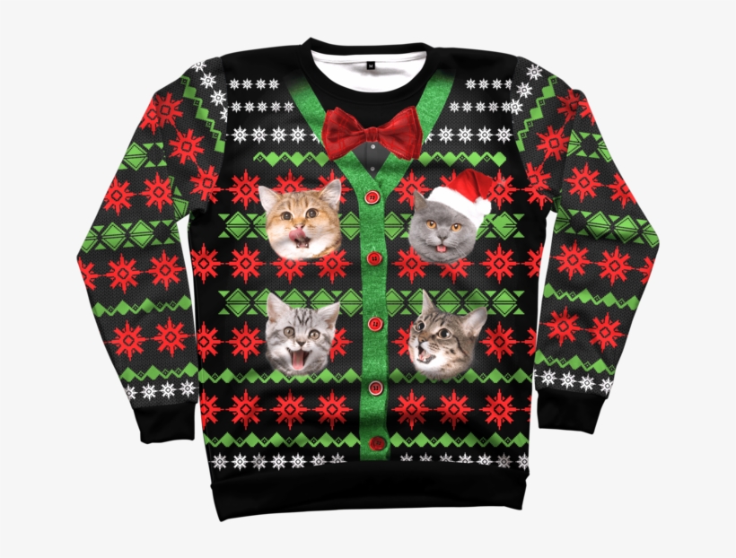 Kitten Carols - Sweater, transparent png