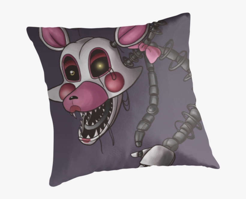 Fnaf The Mangle Throw Pillows By Msaibee Redbubble - Throw Pillow, transparent png