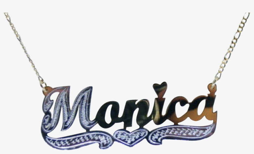 Nameplate Necklace - Necklace, transparent png