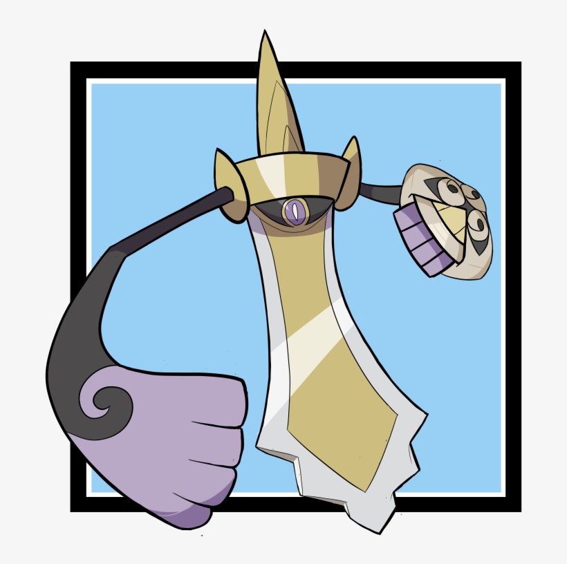 View Aegislash By Kingtankone-d6rsu4e , - Cartoon, transparent png