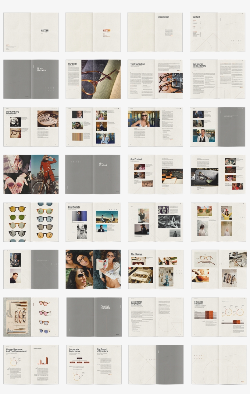 Oliver Peoples Annual Report On Behance - Architecture, transparent png