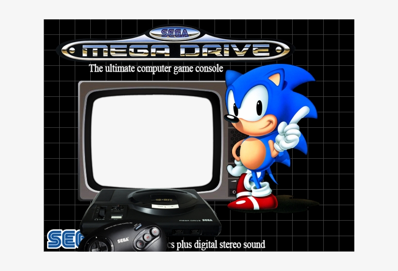 Layout Sega Megadrive Euro Hardcade Default Theme - Sega Mega Drive Background, transparent png