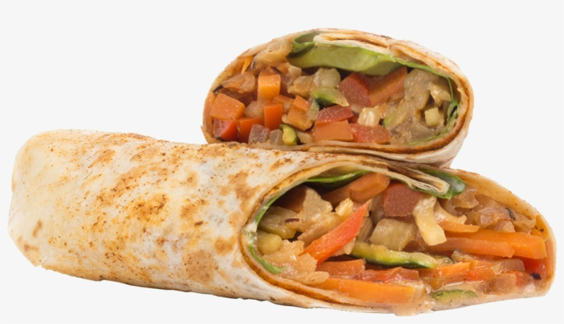 Wrap Vegetal Berenjena, Calabacín, Pimiento, Zanahoria, - Corn Tortilla, transparent png