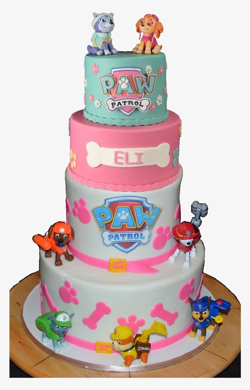 Felicitaciones De Cumpleaños Vii - Bolo Da Patrulha Canina, transparent png