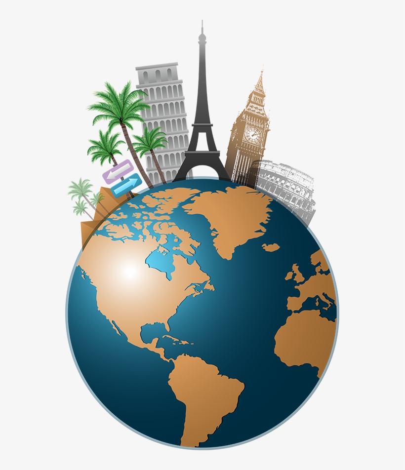 Travel Globe Icons Png - World Travel Free Clip Art, transparent png