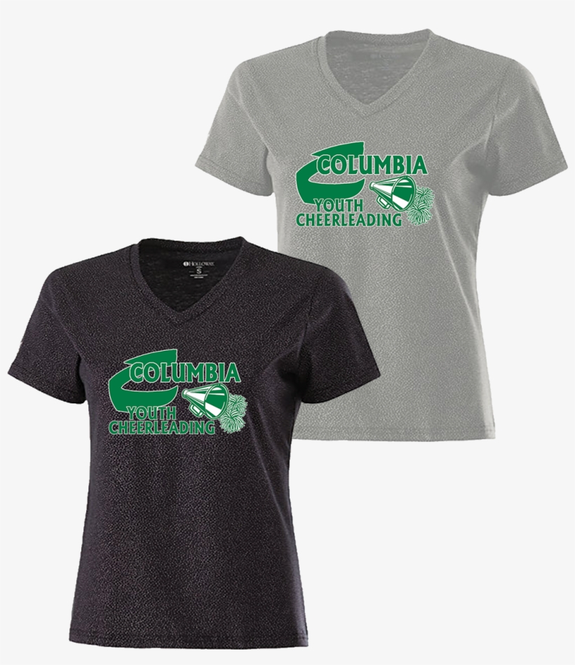 Columbia Youth Cheer Ladies Glimmer Tee - Active Shirt, transparent png
