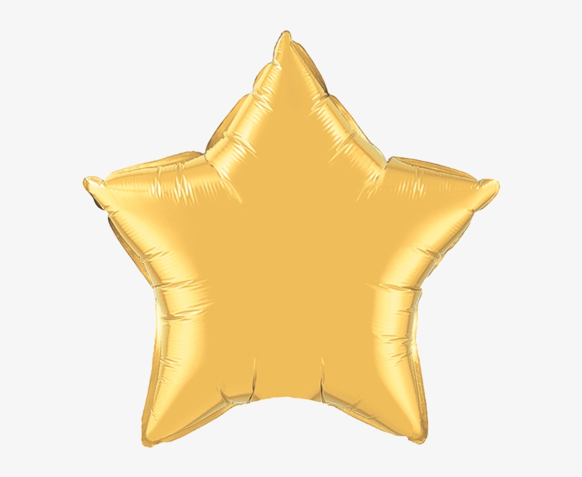 Globo Estrella Dorada - Star Foil Balloon, transparent png