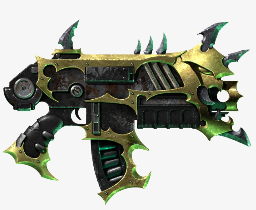 This Is A Weapon For The Chaos Space Marine Faction - Warhammer 40k Chaos Bolter, transparent png