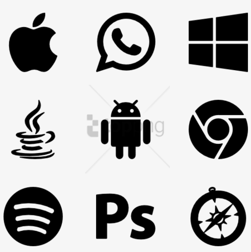 Free Png Basic Rounded Icon Family / Filled - Operating System Icon, transparent png