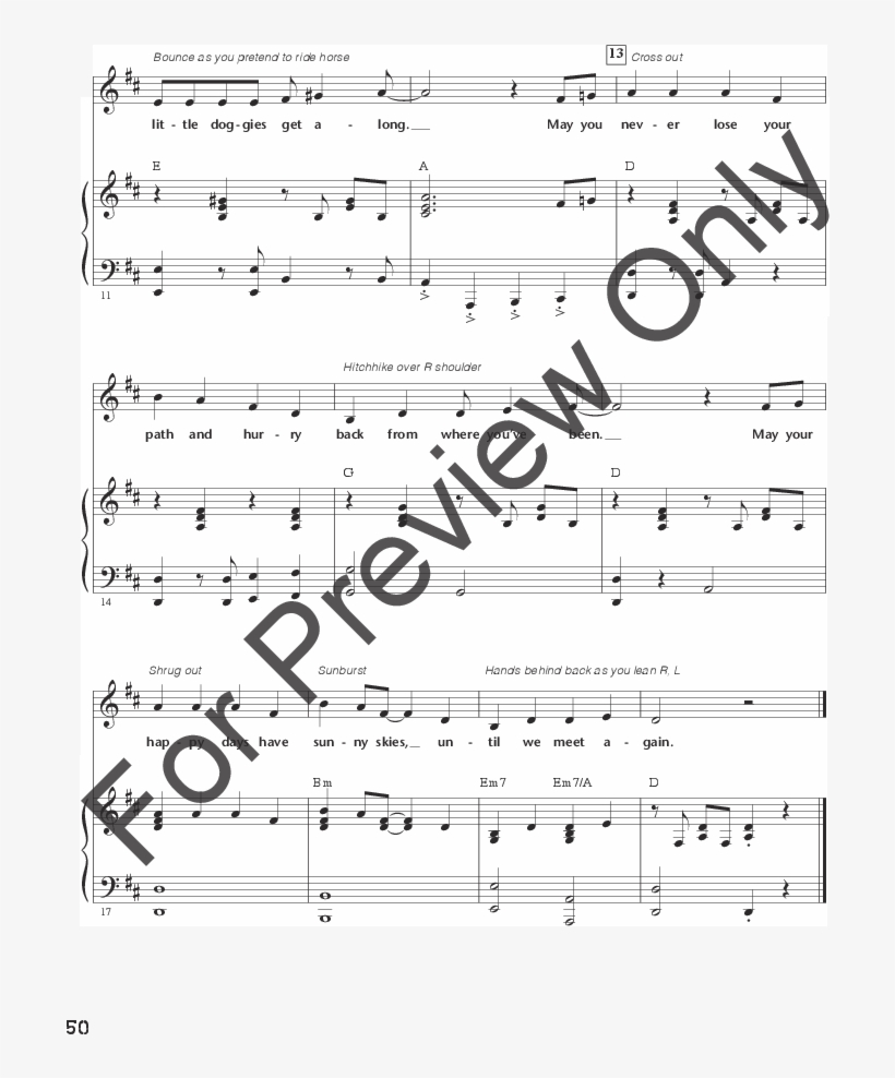 Thumbnail Yee Haw - Sheet Music, transparent png