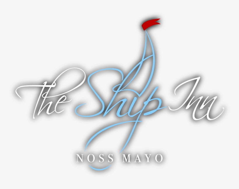 The Ship Inn, Noss Mayo Logo - Calligraphy, transparent png
