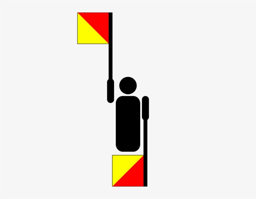 Cuál Es El Verdadero Origen Del Símbolo De La Paz Png - Semaphore Flags, transparent png