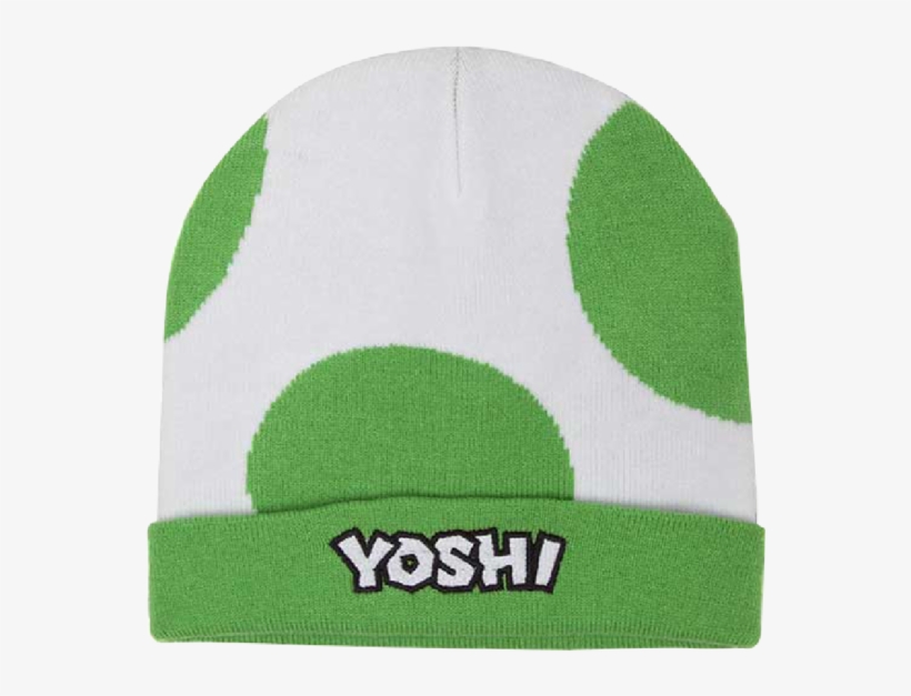 Super Mario Yoshi Egg Beanie - Yoshi Mützen, transparent png