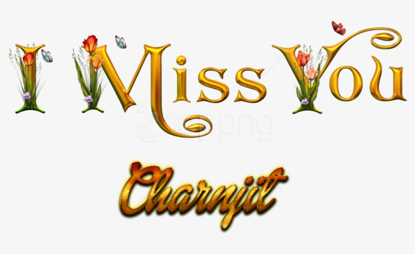 Charnjit Love Name Heart Design Png Png - Calligraphy, transparent png