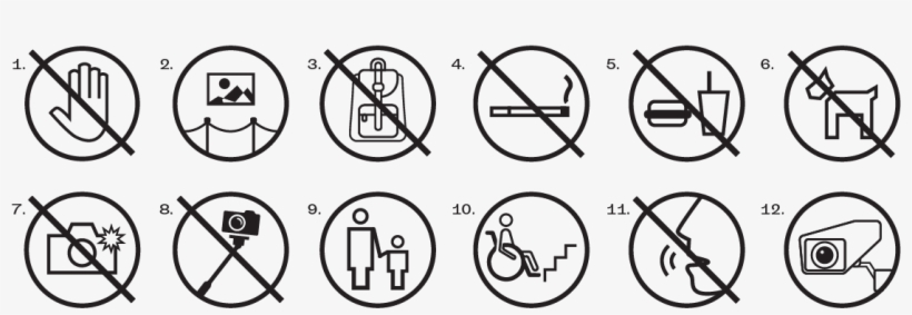 Visitors Are Not Allowed To Touch And Hold The Artworks - Circle, transparent png