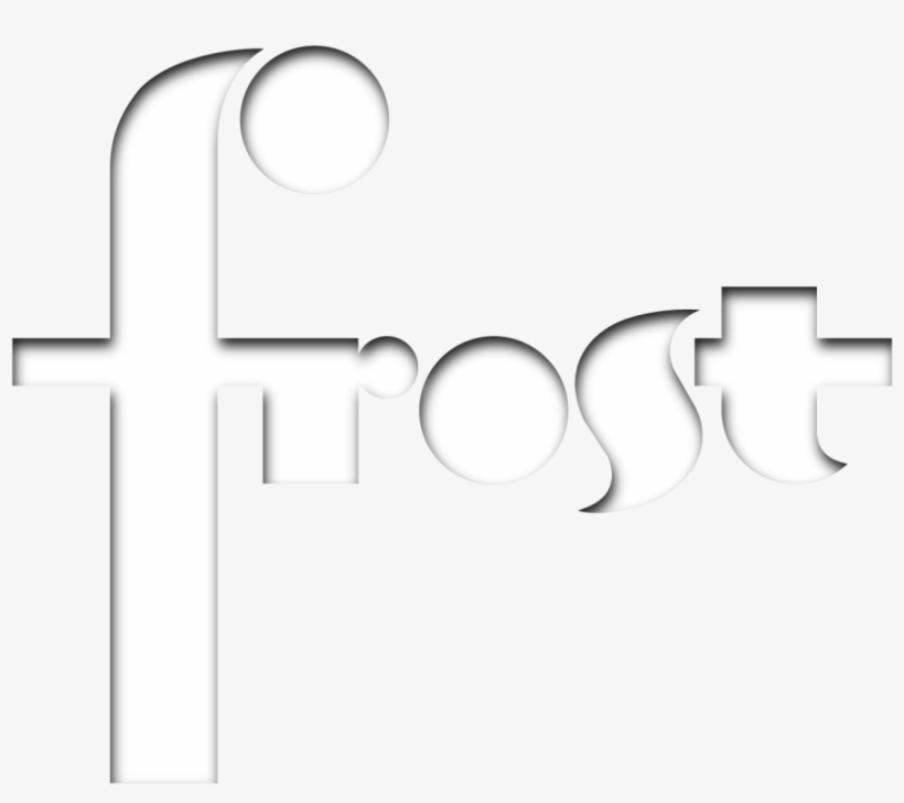 4 Frost Logo White Shadow - Calligraphy, transparent png