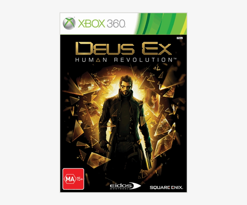 Deus Ex Human Revolution Xbox 360, transparent png