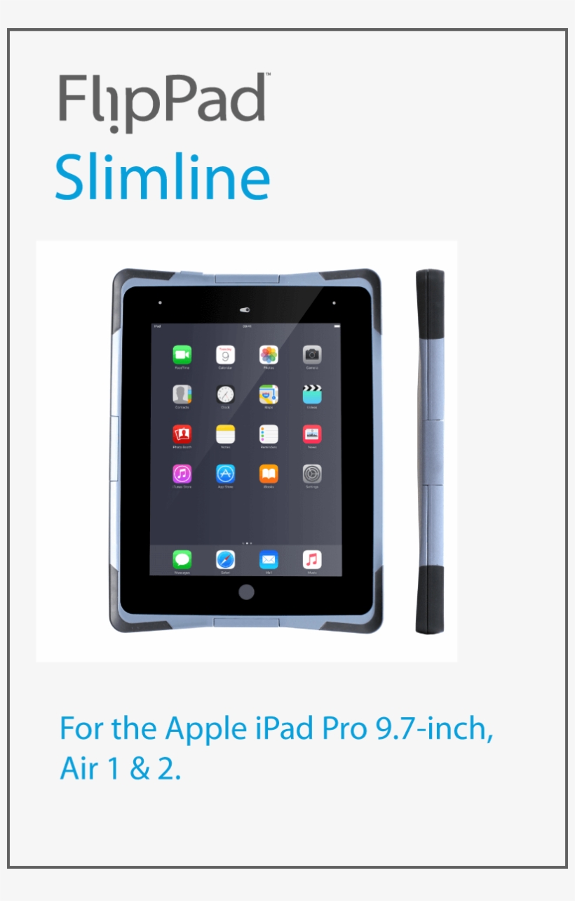 At Only 23mm The Slimline Fits Into Most Charge Docks - Apple Ipad Family, transparent png