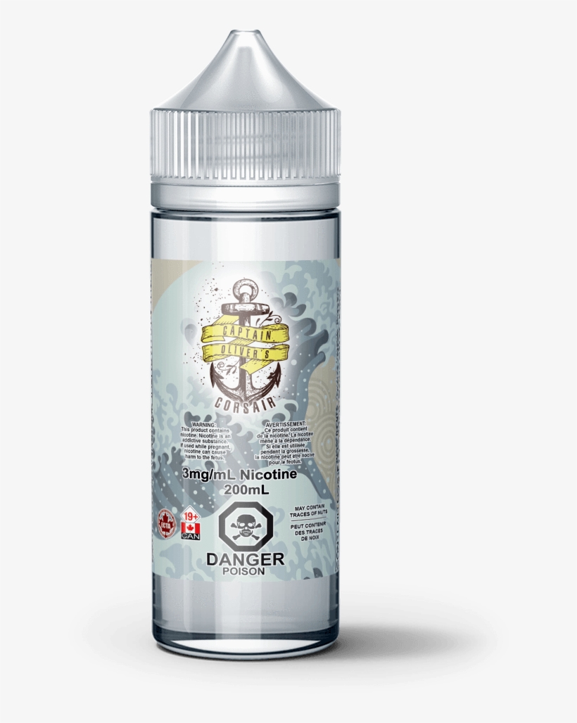 Corsair E-liquid Captain Oliver's Custards & Puddings - Ultimate 100 E Juice, transparent png