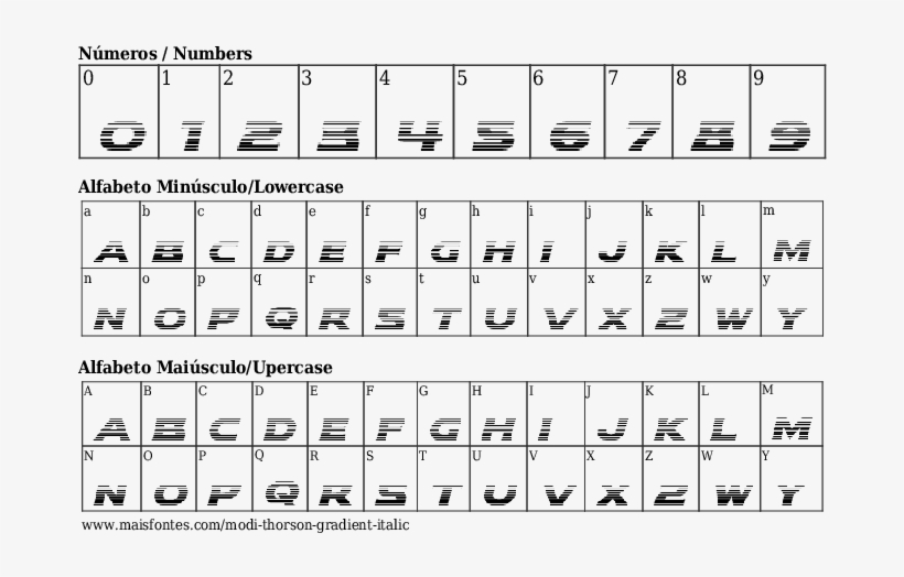 Font Details Modi Thorson Gradient Italic - Fontes Parecidas Com Castellar, transparent png