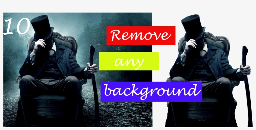 I Will Remove Any Background For 10 Images Or Less - Abraham Lincoln Vampire Hunter, transparent png
