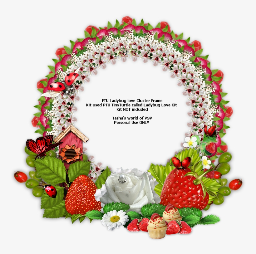 This Is What I Made With The Cluster Frame - Couronne Noel Clipart, transparent png