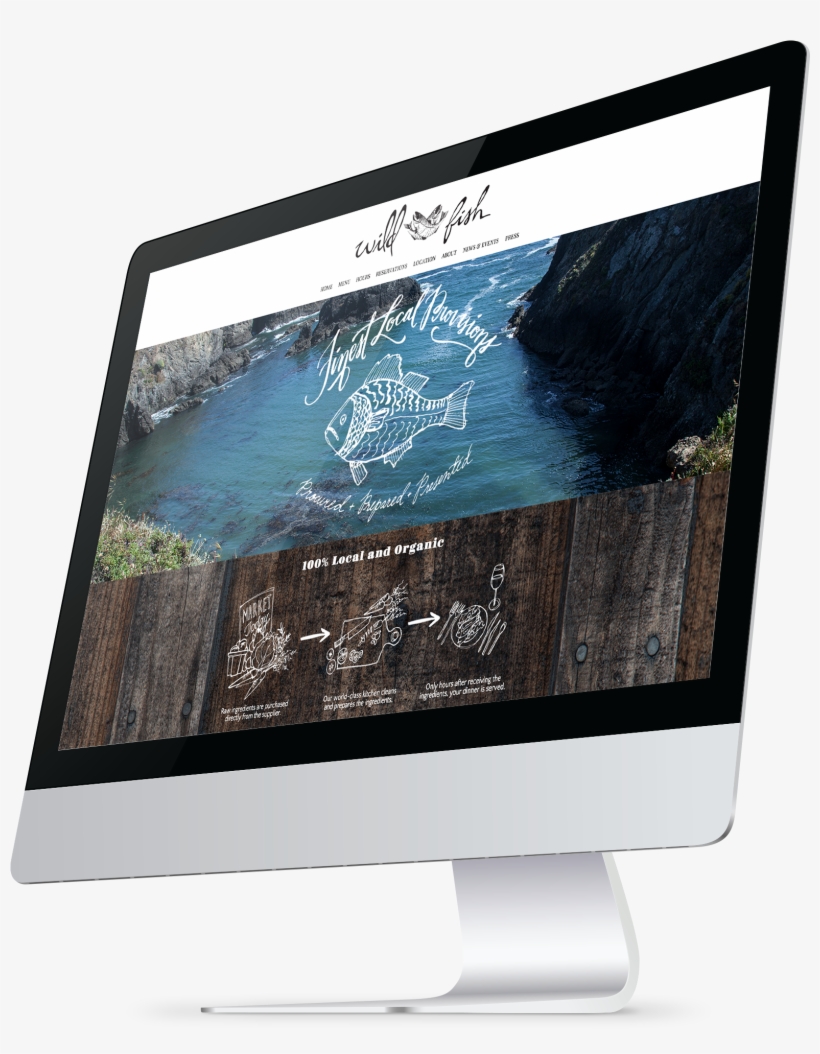 <p>designed As A Responsive Site, The New Wild Fish - Led-backlit Lcd Display, transparent png