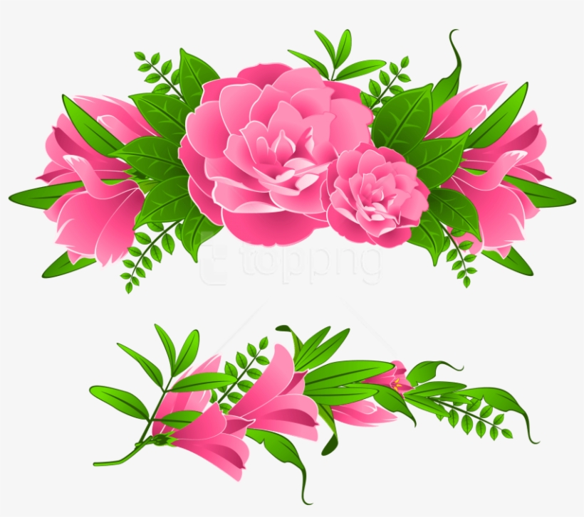 Free Png Flowers Borders Free Png - Flowers Border Clipart Png, transparent png