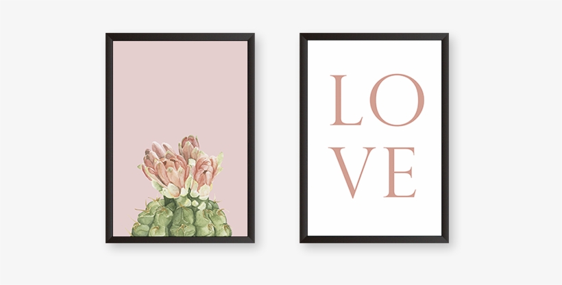 Set Of 2 Frames - Prickly Pear, transparent png