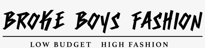 Broke Boys Logo Black 2 - Calligraphy, transparent png