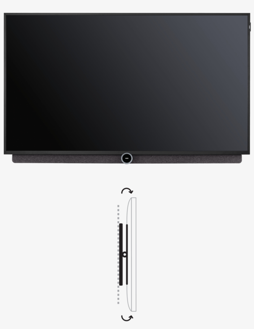 Loewe Bild 3 Oled 55 Quot 4k Smart Tv Home Media - Led-backlit Lcd Display, transparent png