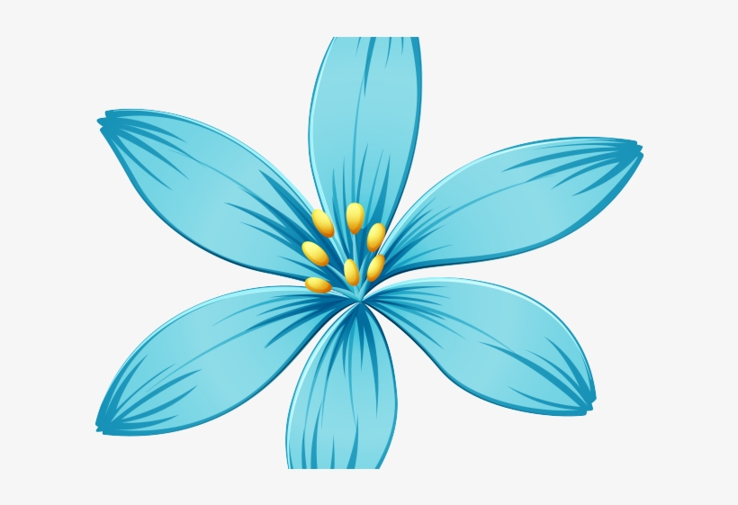 Blue Flower Clipart Blue Jasmine - Transparent Background Blue Flower Clipart, transparent png