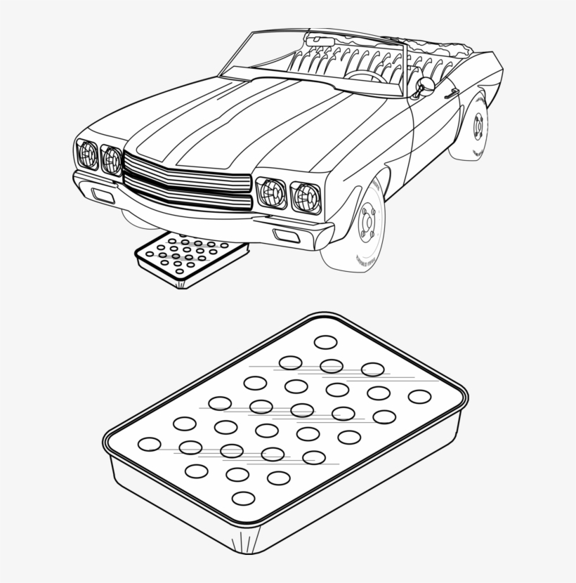 Car Line Art Toyota Computer Icons Pixel Art - Classic Car, transparent png