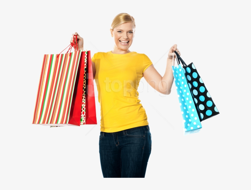 Free Png Download Women Shopping Png Images Background - Women Shoppings Hd Png, transparent png