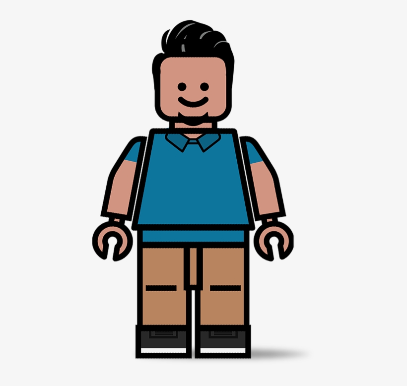 Lego Man, transparent png