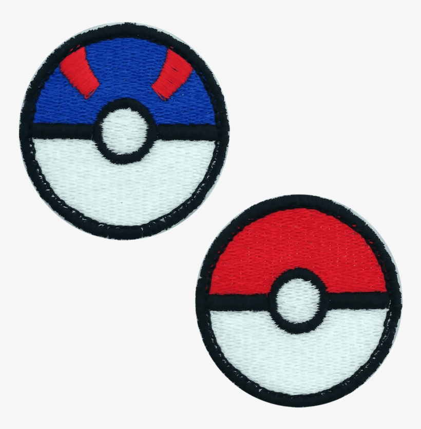 Pokeball Patches - Circle, transparent png