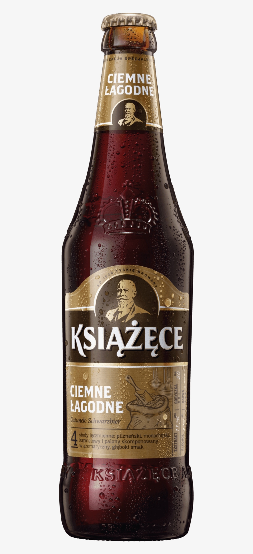 Książęce Ciemne Łagodne - Ksiazece Zlote Pszeniczne, transparent png
