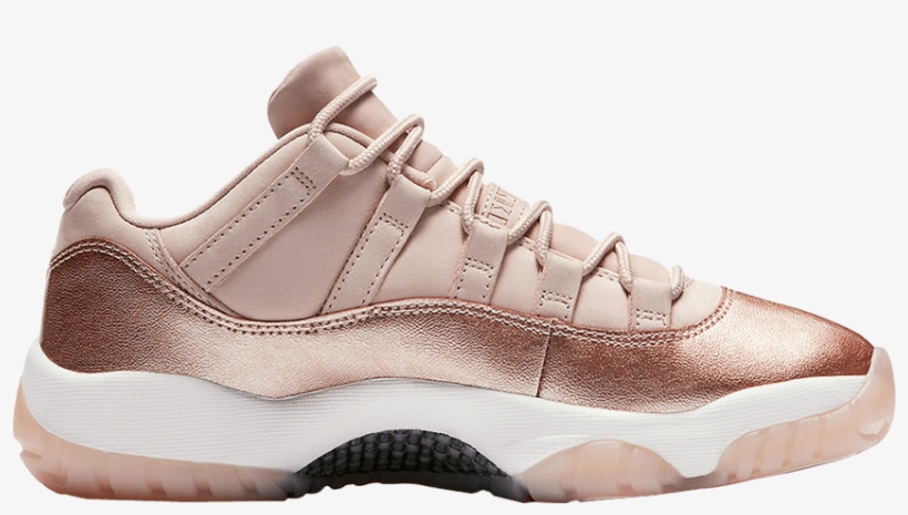 Wmns Air Jordan 11 Retro 'rose Gold' - Jordan 11 Metallic Red Bronze, transparent png