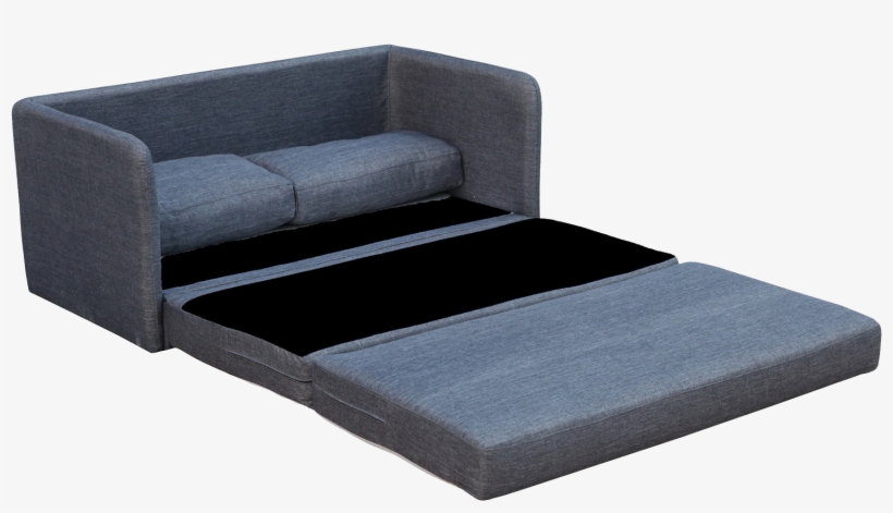 Canapé Convertible 2 Places En Tissu Laura, transparent png