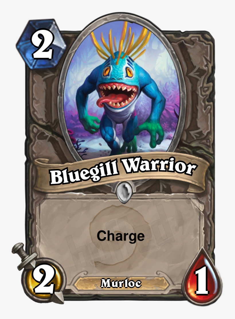 Bluegill Warrior - Minion - Card - Hearthstone Database, - Hearthstone Mage Card, transparent png
