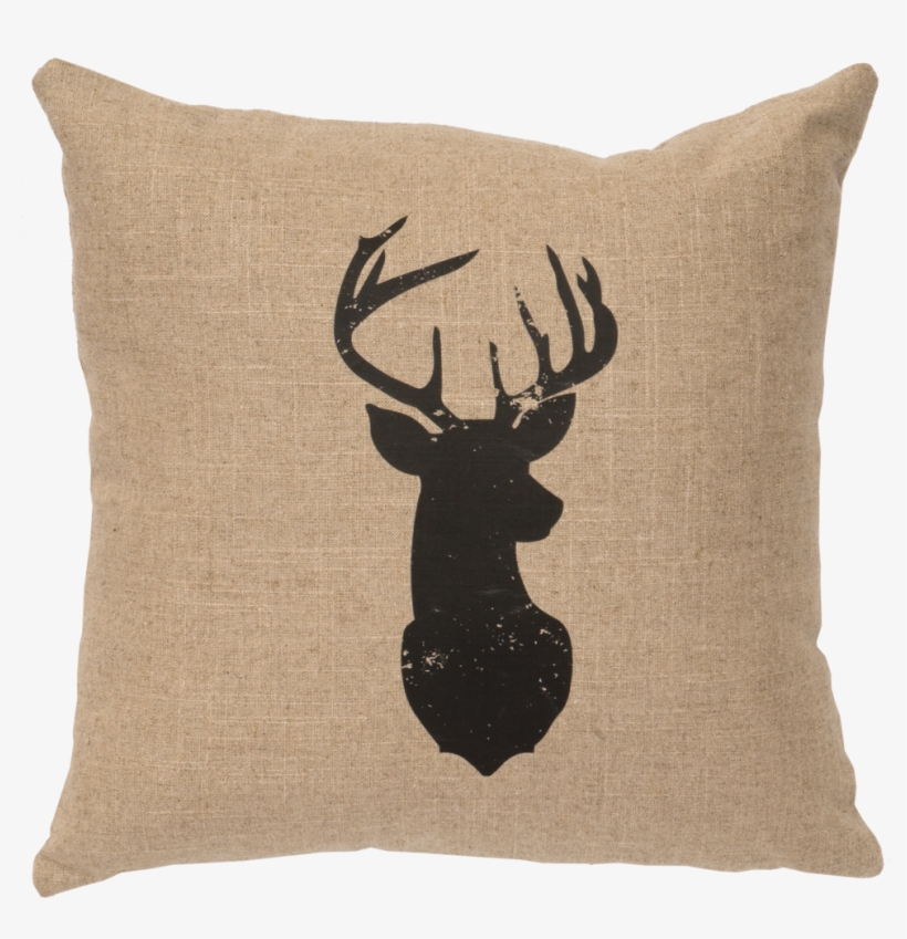 Deer Silhouette - - Black Drawings Of Deer, transparent png