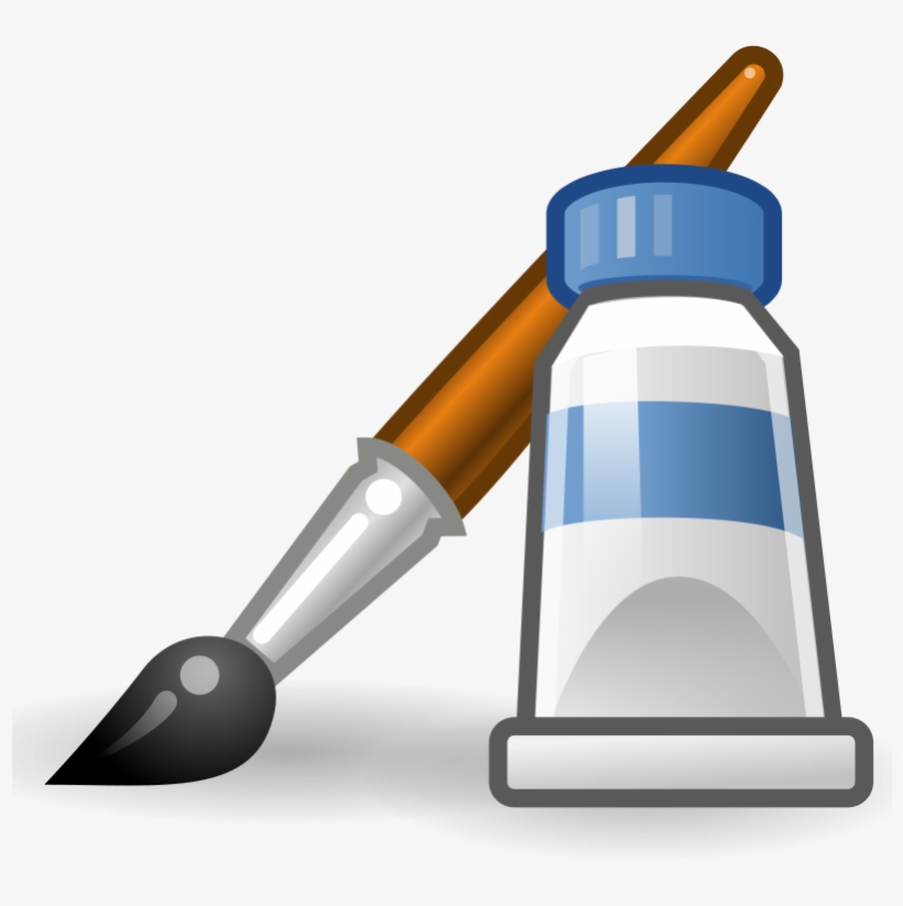 Graphics Clip Art Download - Brush Tool In Ms Paint, transparent png