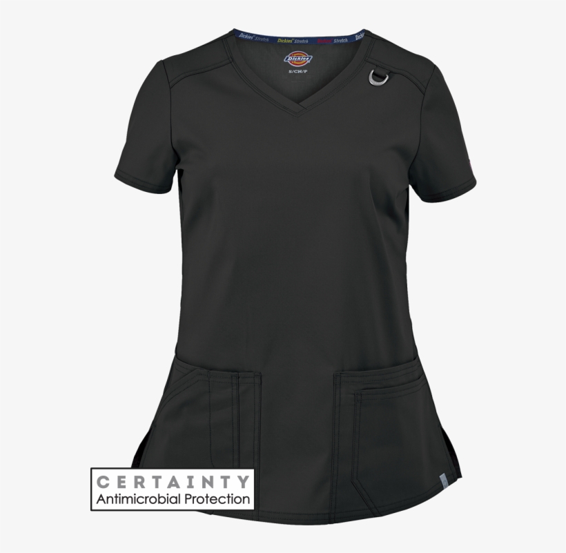 Dickies Eds Signature Stretch Scrubs Classic Fit V-neck - Active Shirt, transparent png