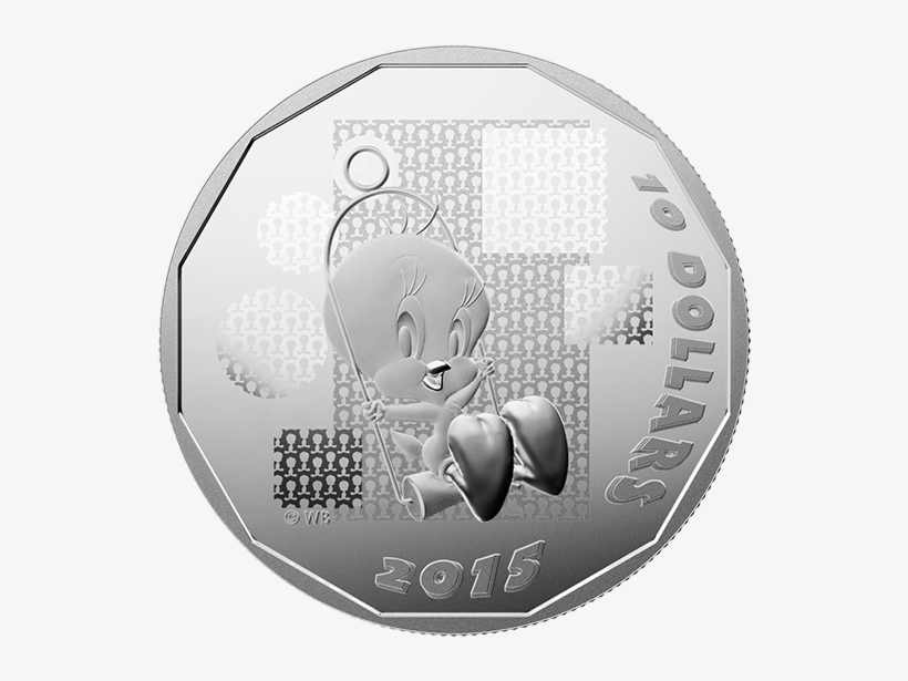 Fine Silver Coin Looney Tunestm - Tweety, transparent png