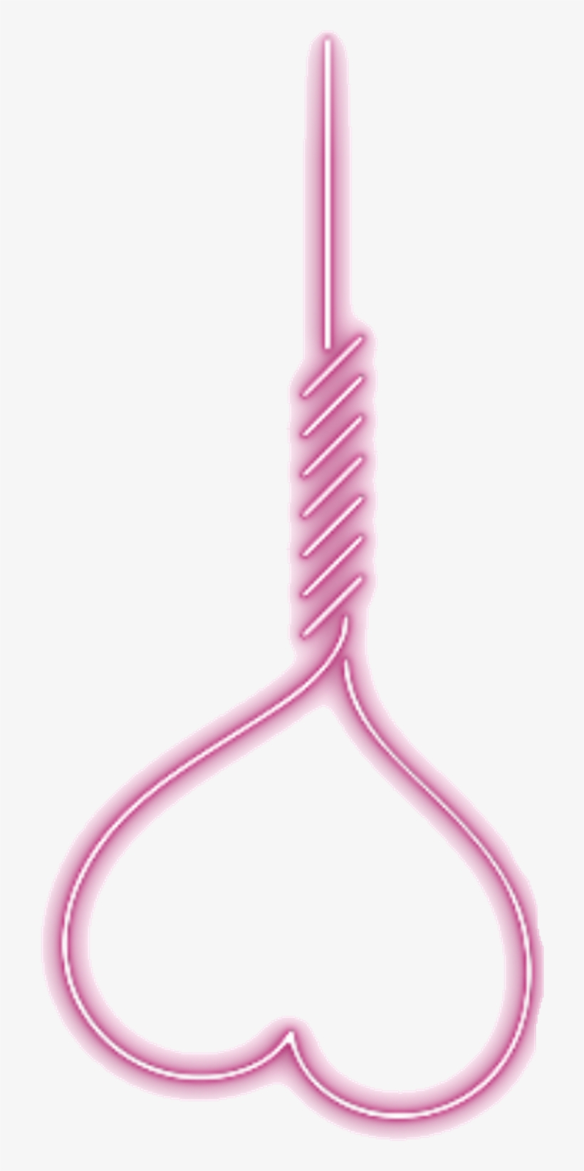 #heart #noose - Pink Noose, transparent png