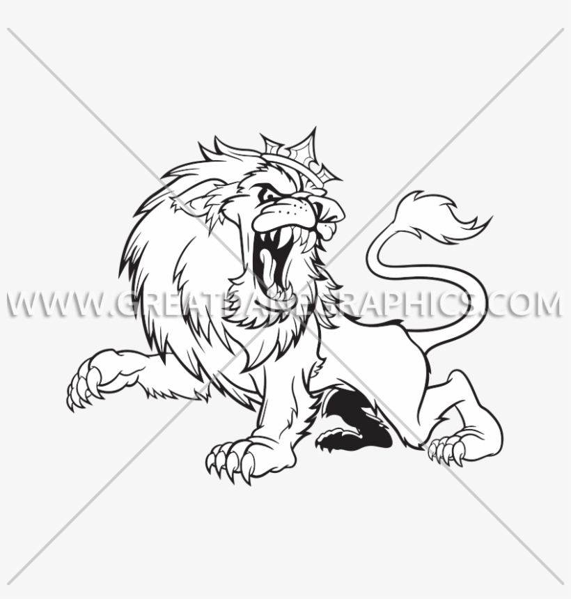 Roaring Lion Cartoon Production - Illustration, transparent png