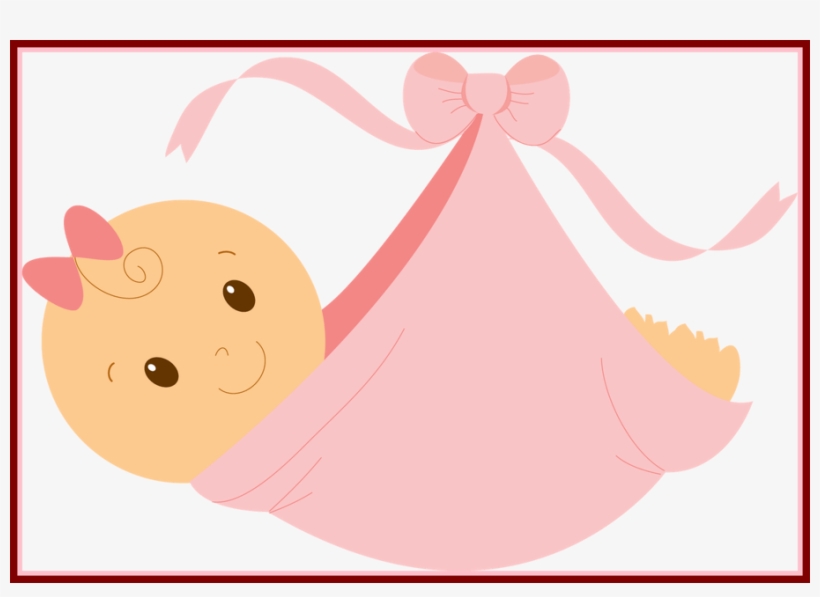 Png Black And White Library Astonishing Baby Girl Clip - Baby Shower Girl Png, transparent png